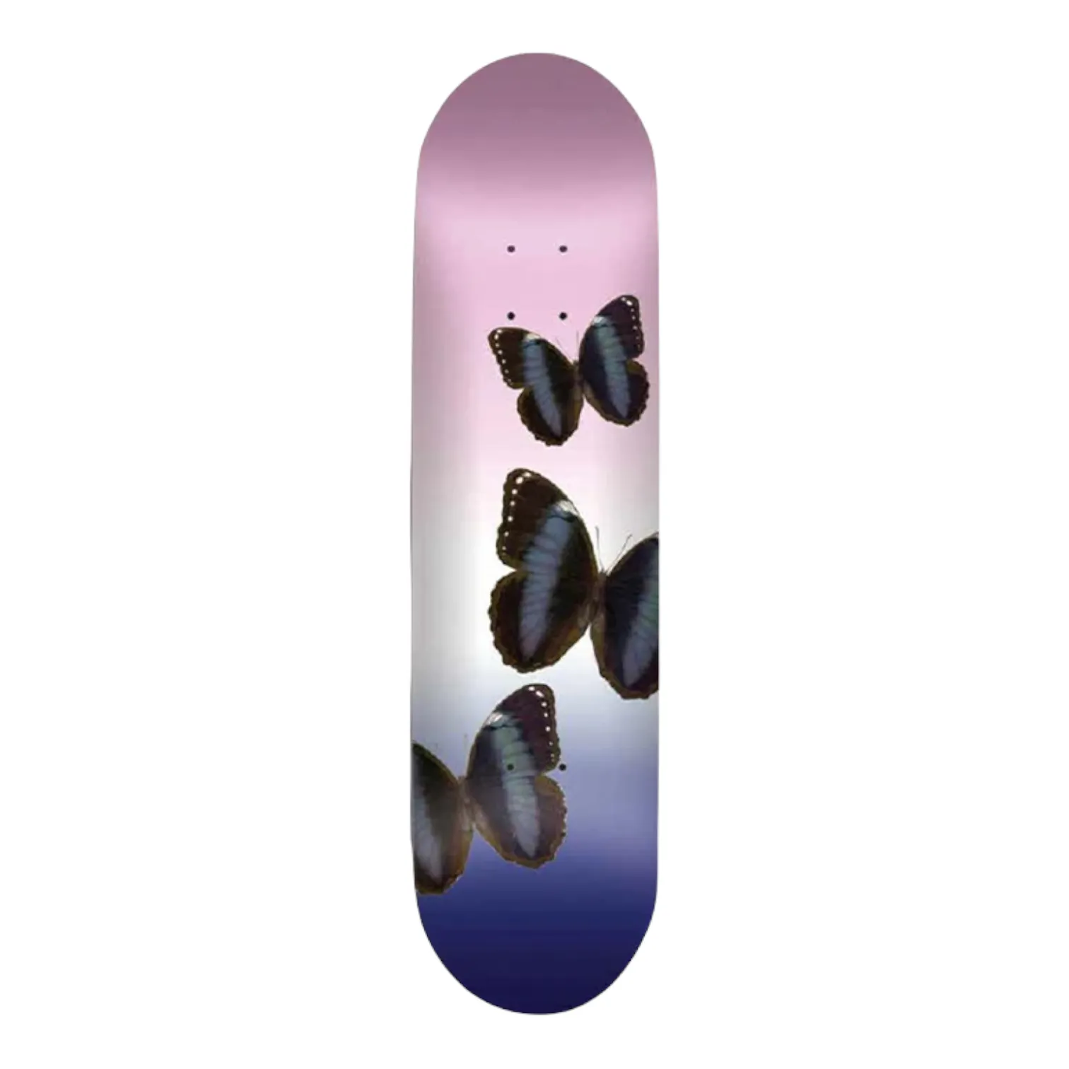 917 Butterfly Slick Bottom Pink Deck 8.25”