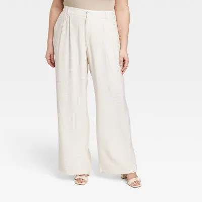 A New Day Women's Wide Leg Casual High Rise Wide Leg Pants