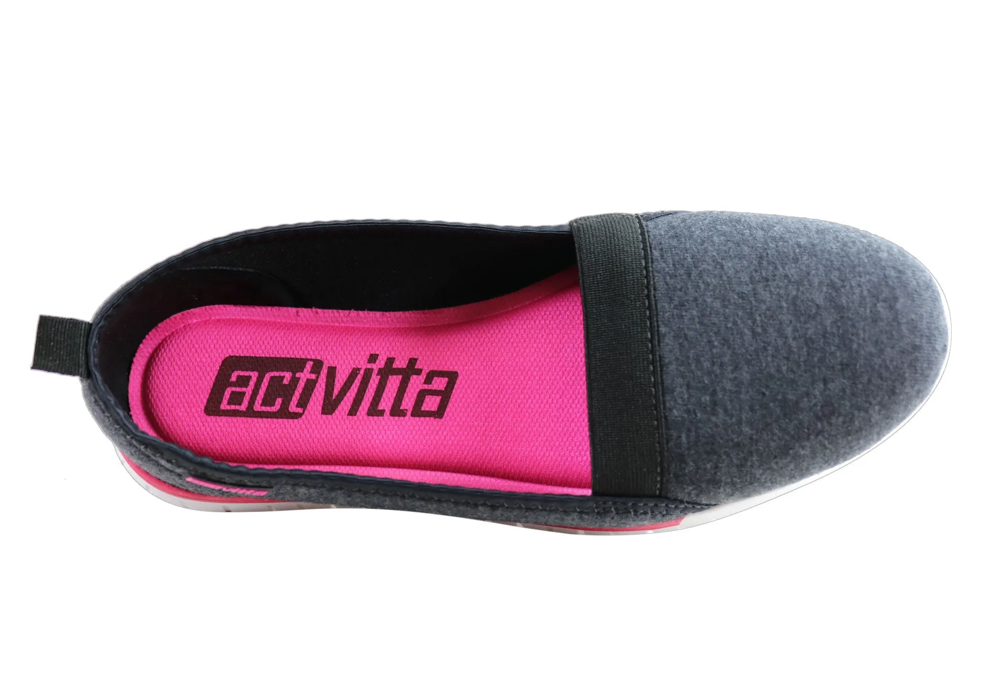 Actvitta Border Womens Comfort Cushioned Casual Shoes Made In Brazil