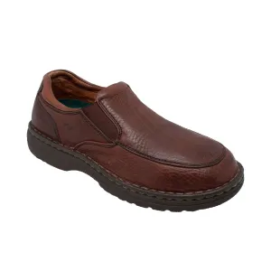 AdTec Mens Slip-Moc Comfort Gold Chestnut