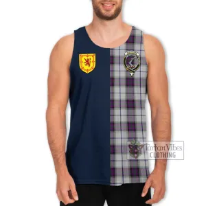 Alexander of Menstry Dress Tartan Men's Tank Top Alba with Scottish Lion Royal Arm Half Style