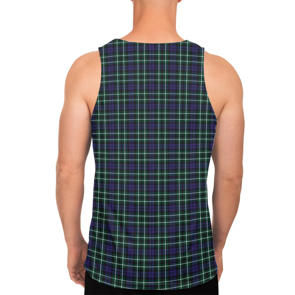 Allardice Tartan Mens Tank Top with Family Crest