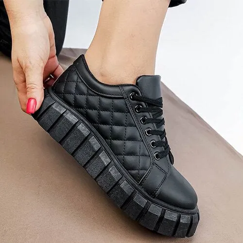 Amozae--Back to school   2024 Women Autumn Fashion Lace Up Sneakers Ladies New Platform Casual Sports Shoes Female Original Breathable Shoes Plus Size 43