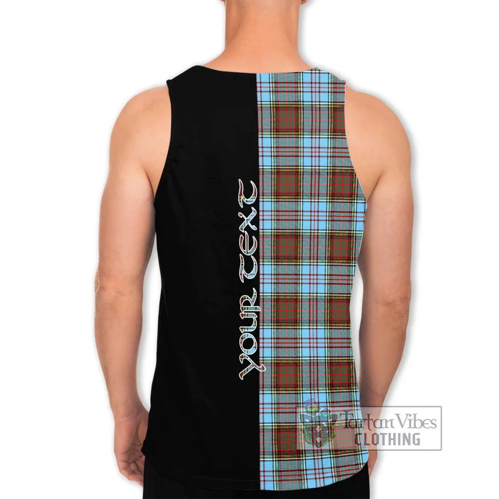 Anderson Ancient Tartan Men's Tank Top with Family Crest and Half Of Me Style