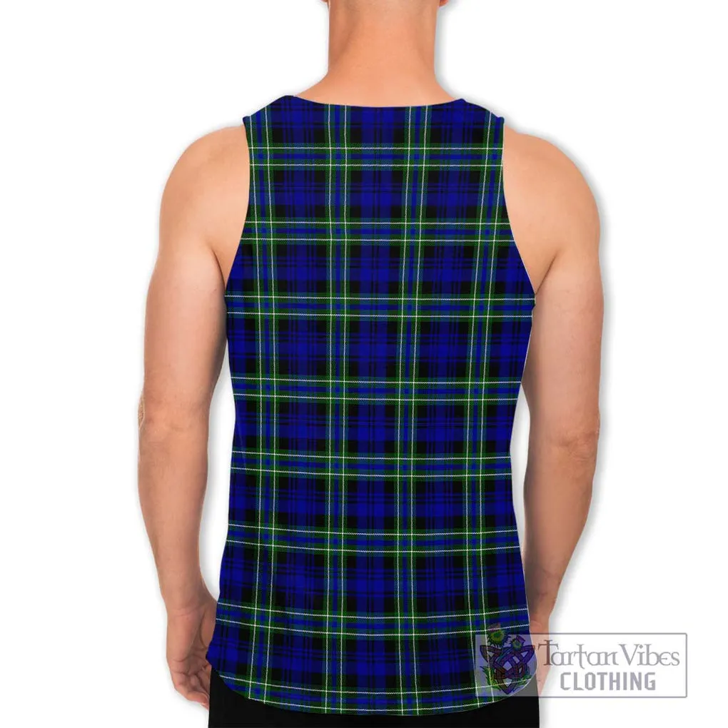 Arbuthnot Modern Tartan Men's Tank Top with Family Crest DNA In Me Style