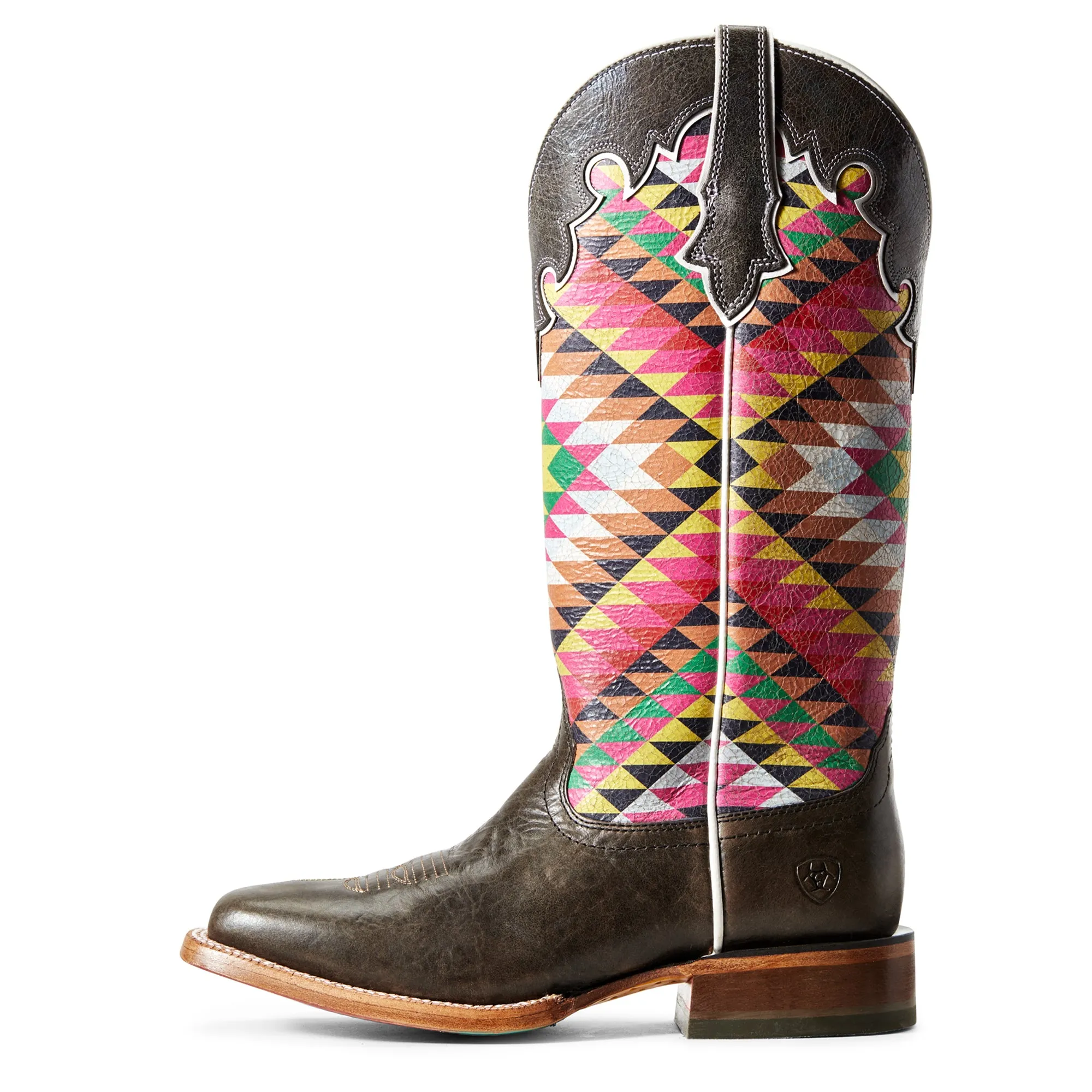 Ariat Ladies Eye Dazzler Aztec & Iron Grey Fonda Boots 10029709