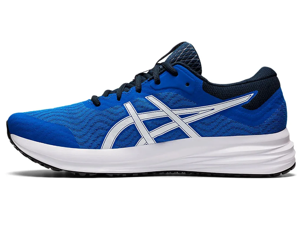 Asics Patriot 12 Men's Running Shoes - Electric Blue/White