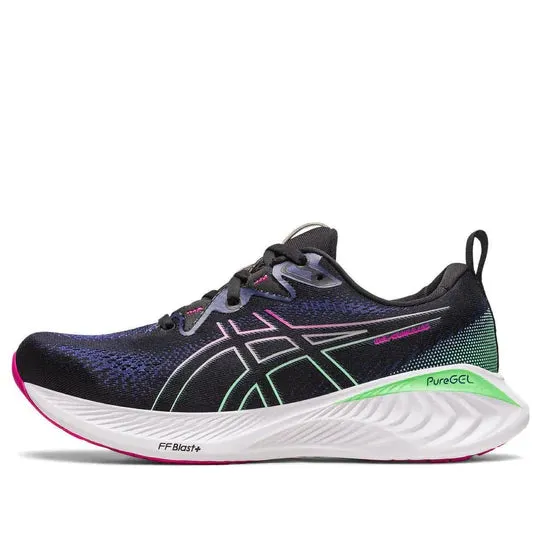 Asics Womens Gel Cumulus 25 - Black/Pink Rave (1012B441-001)