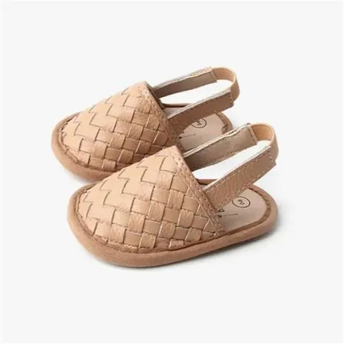 Babe Basics Woven Leather Baby Sandals