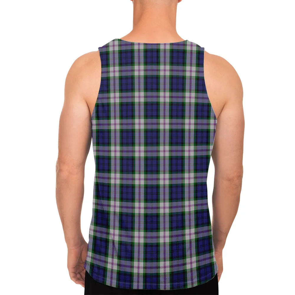 Baird Dress Tartan Mens Tank Top with Family Crest