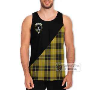 Barclay Dress Tartan Men's Tank Top with Family Crest and Military Logo Style