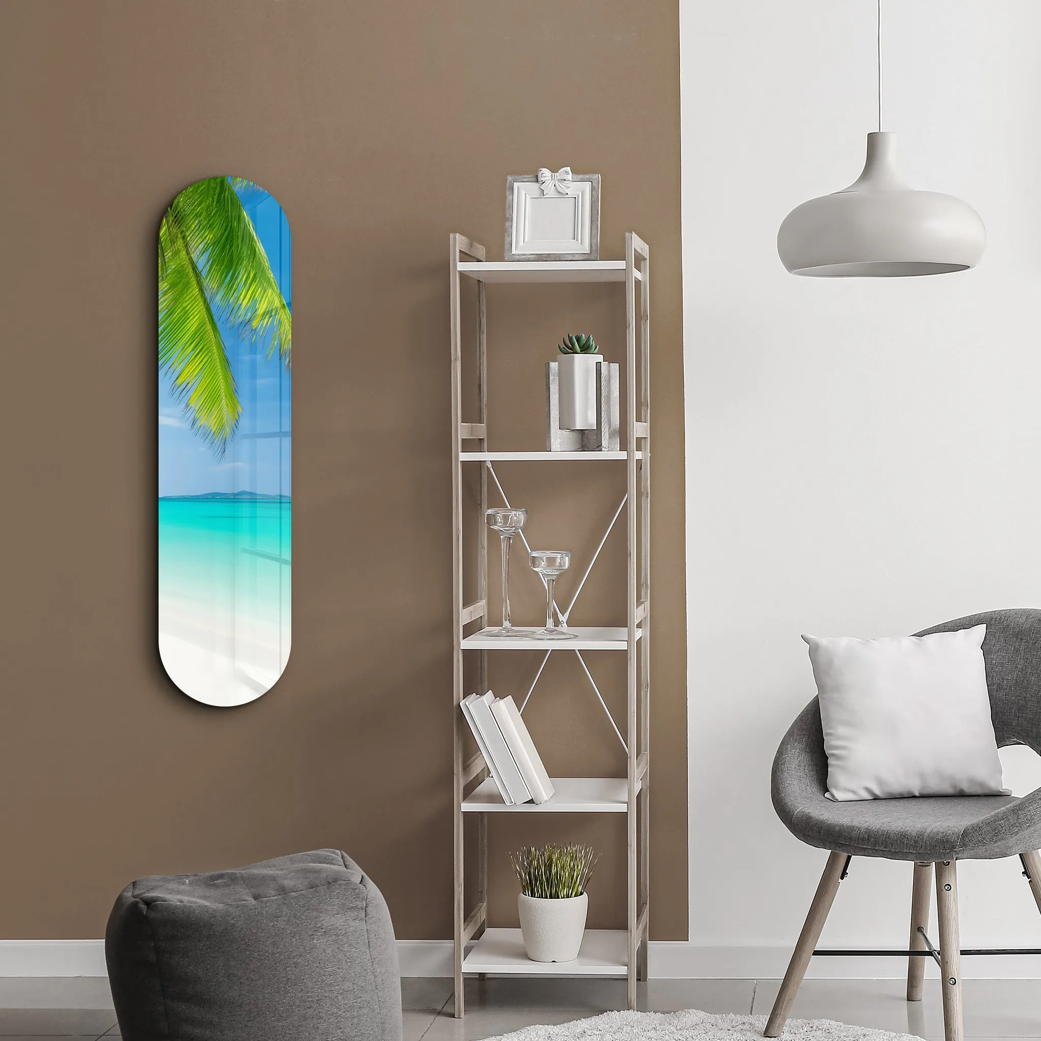 Beach | Glass Wall Art