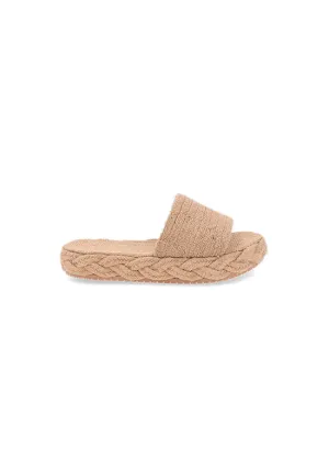 Beige Ildy Jute Sandals for woman