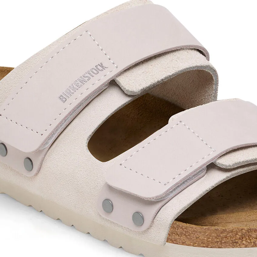 Birkenstock Uji Antique White Suede Leather (Regular)