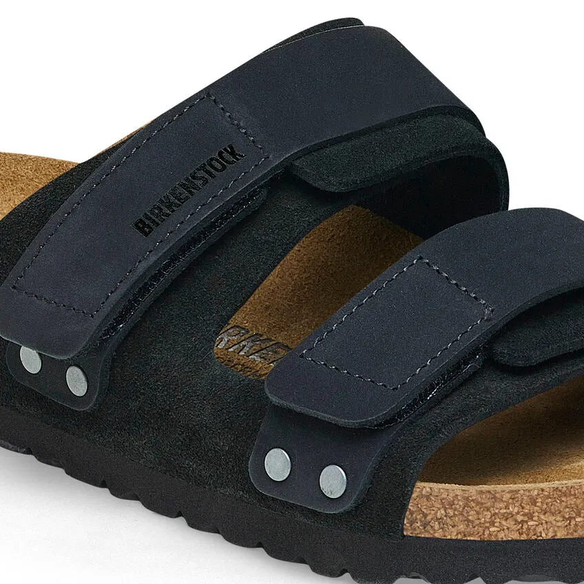 Birkenstock Uji Black Suede Leather (Regular)