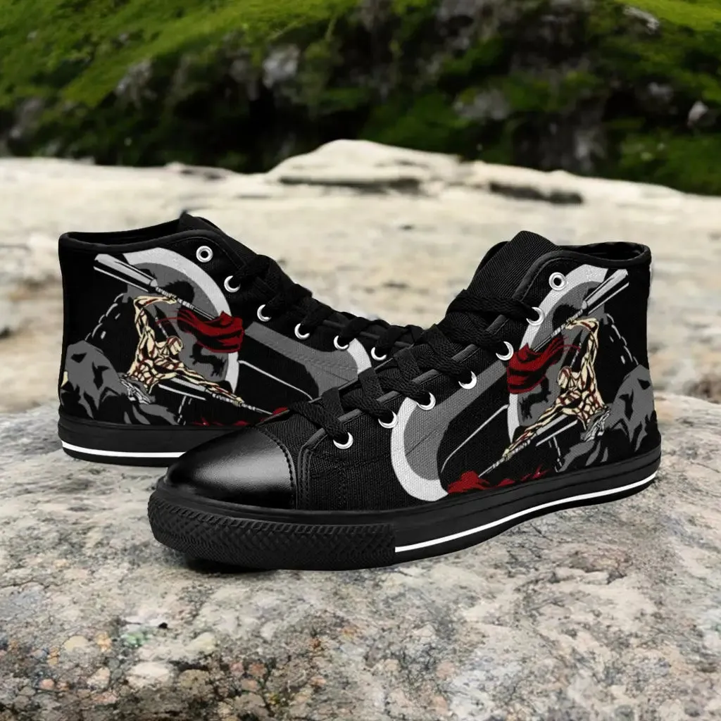 Bleach Ikkaku Madarame Bankai Shoes High Top Sneakers for Kids and Adults