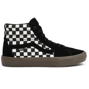 BMX SK8-HI Checkerboard Black Shoes