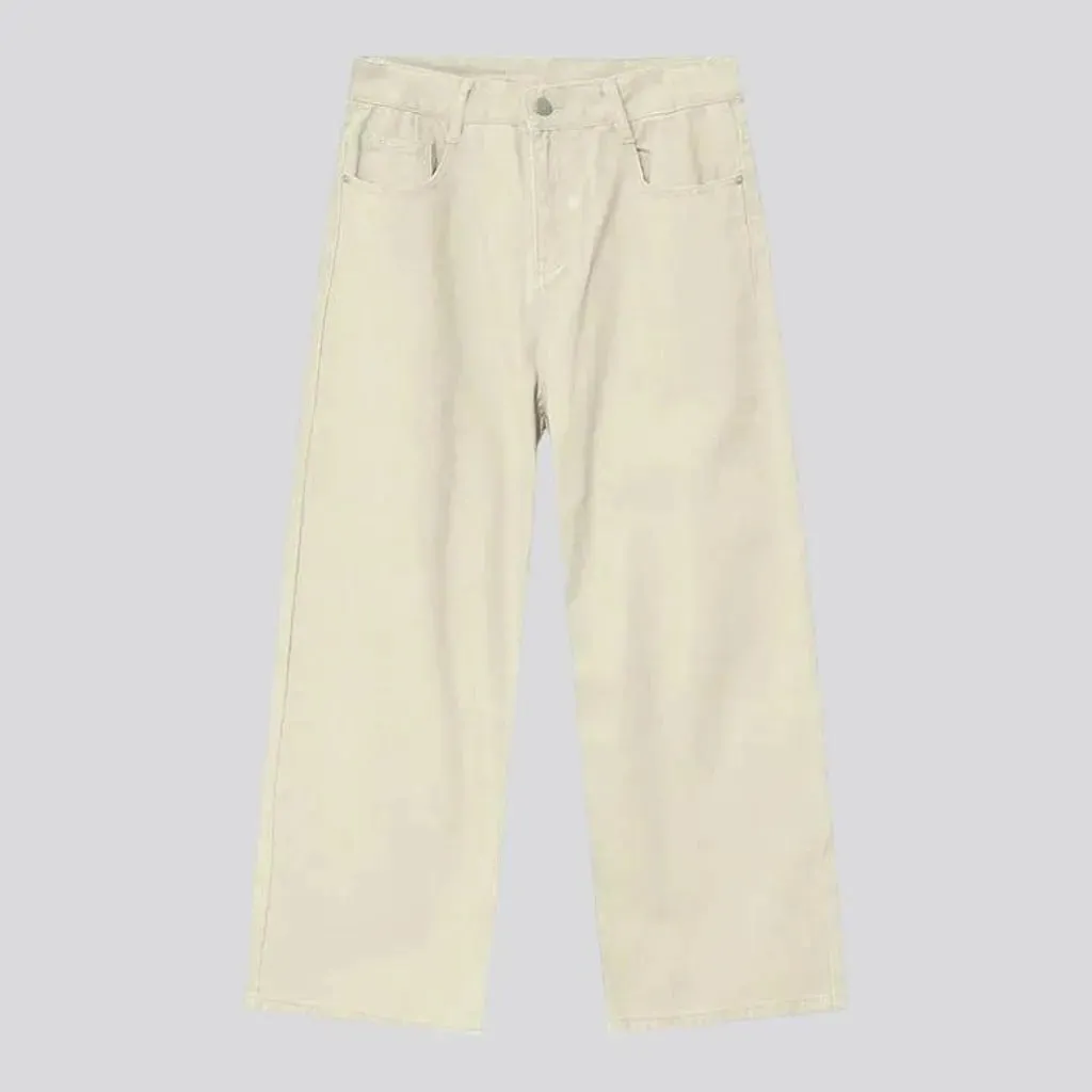 Boho mid rise jeans for men