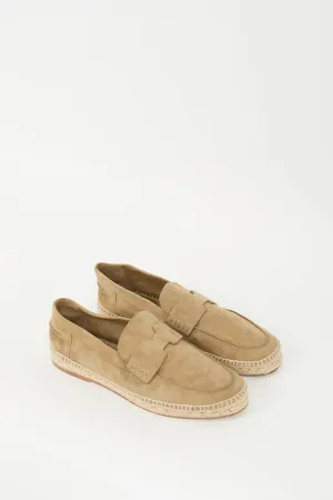 Brown Suede Trip Espadrille Loafer