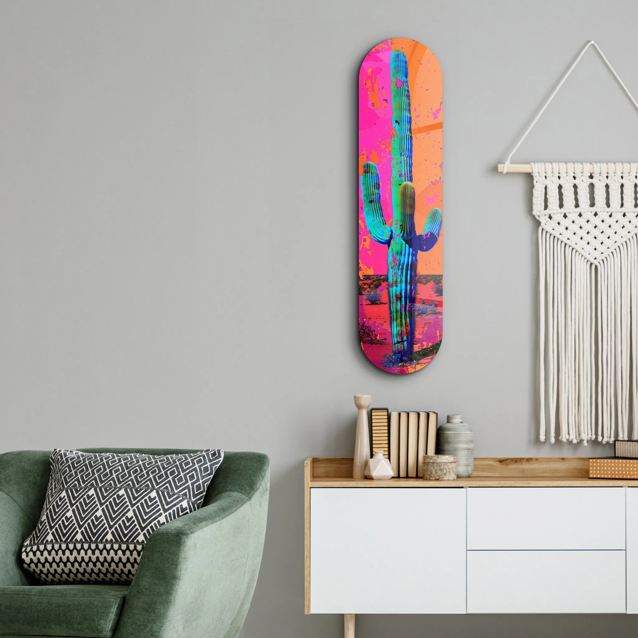 Cactus | Glass Wall Art