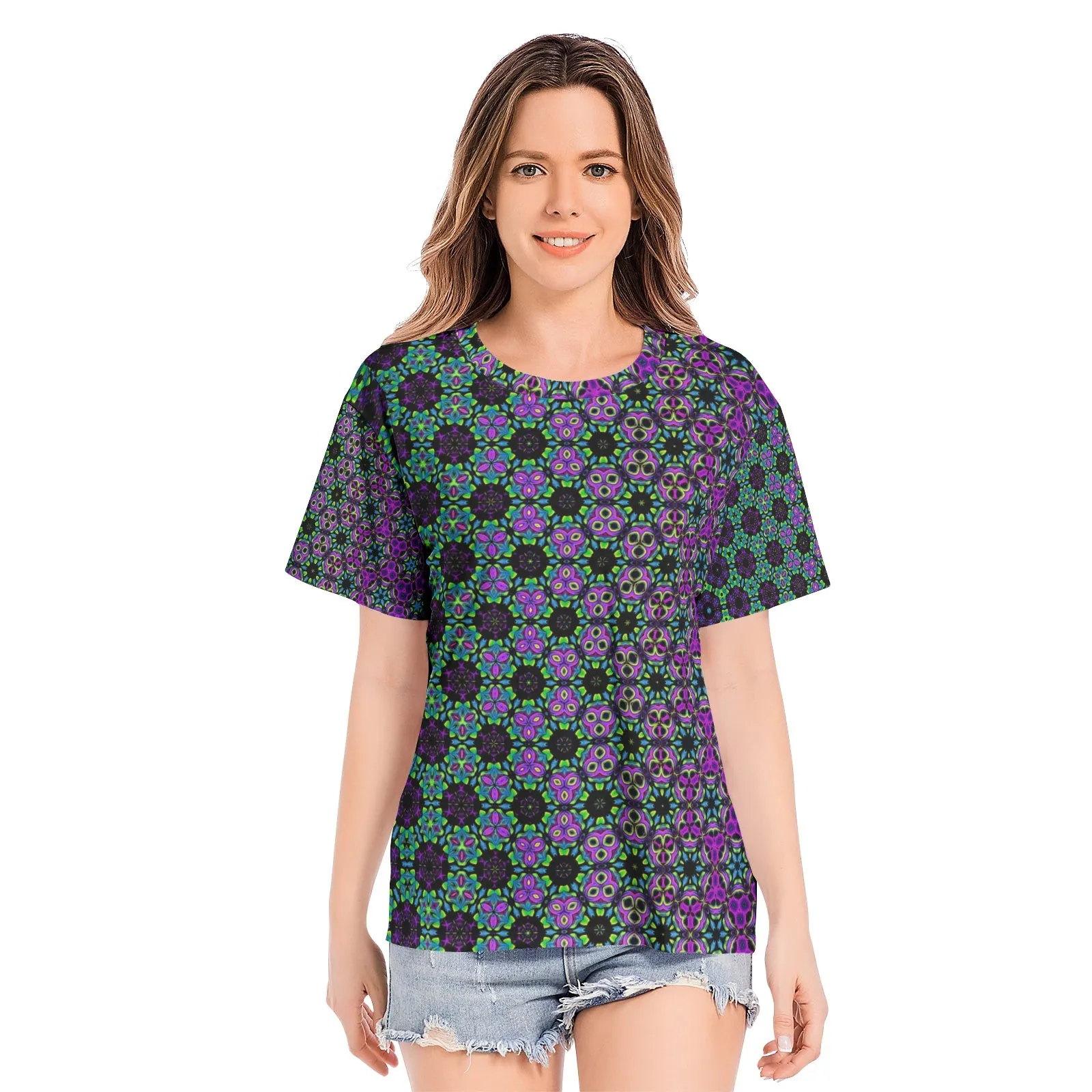 Cameron Gray | Psy Trip | Unisex All-Over Print Cotton T-shirts