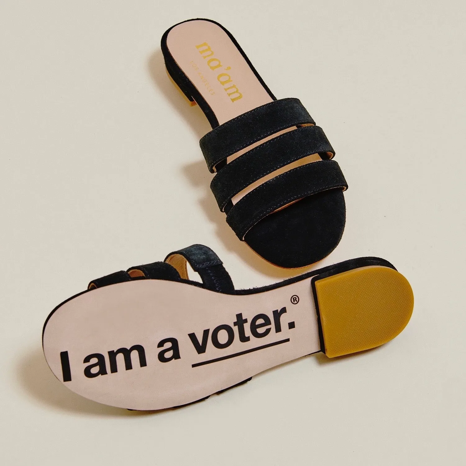 CJ Sandals - I am a voter.