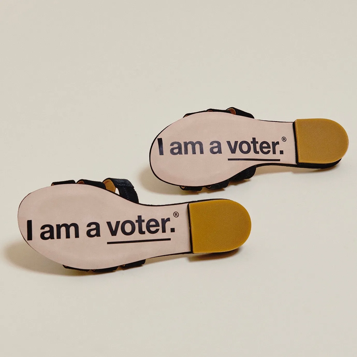 CJ Sandals - I am a voter.