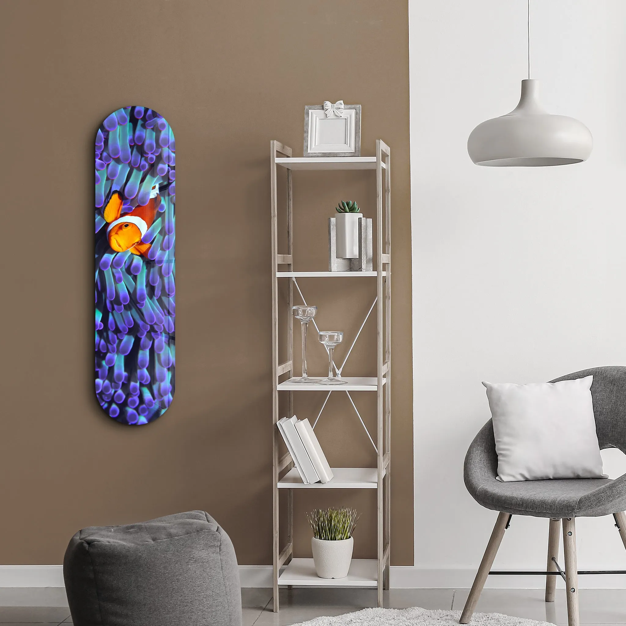 Clown Fish | Glass Wall Art