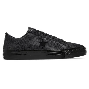 Converse One Star Pro OX Jamie Platt Skateboard Shoe - Black/Black/White