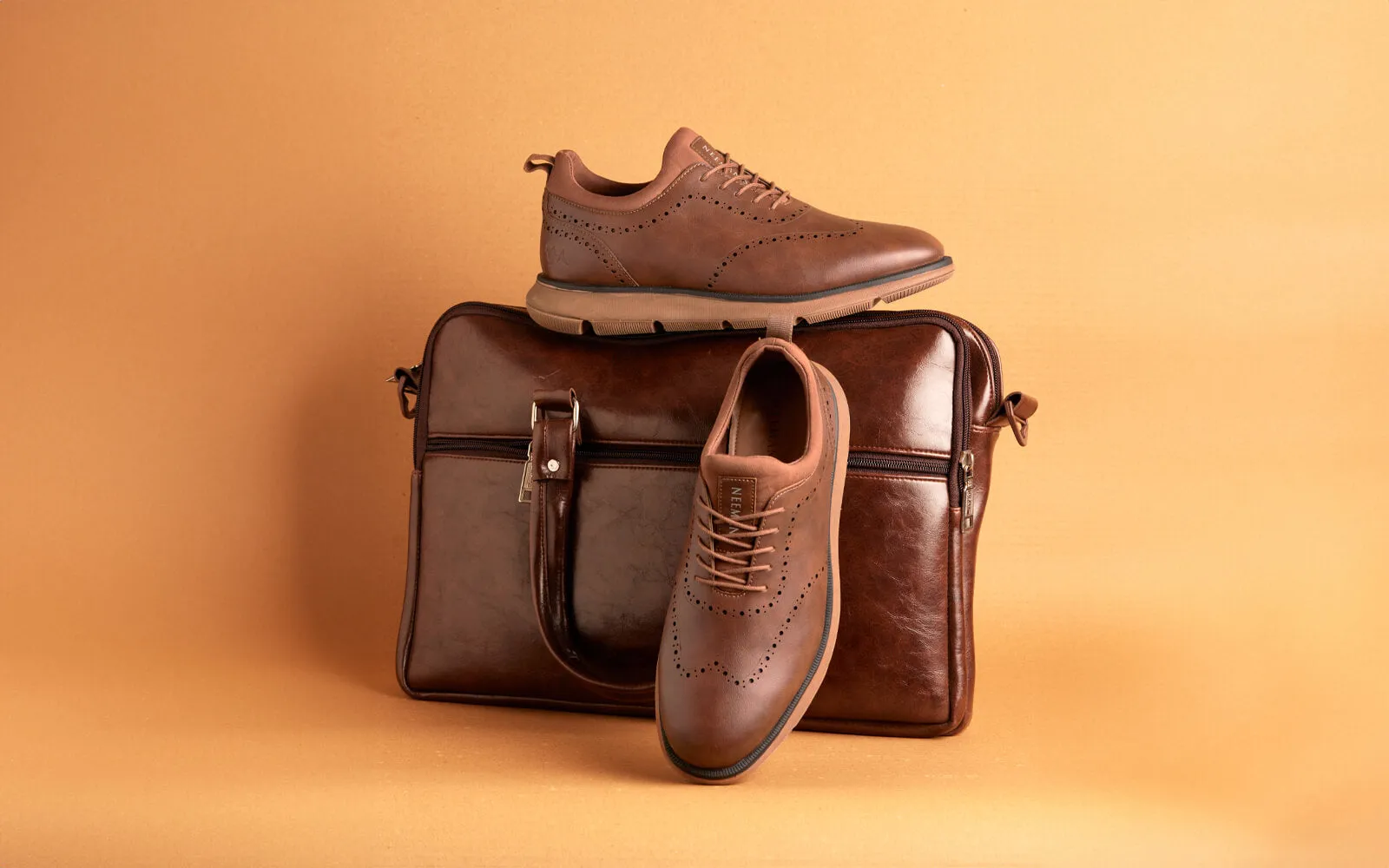 Crossover Brogues : Tan