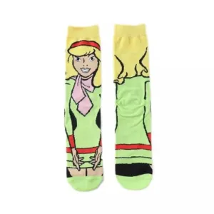 Daphne Scooby Doo Cartoon Socks Fun Novelty Mens Crew Character Socks