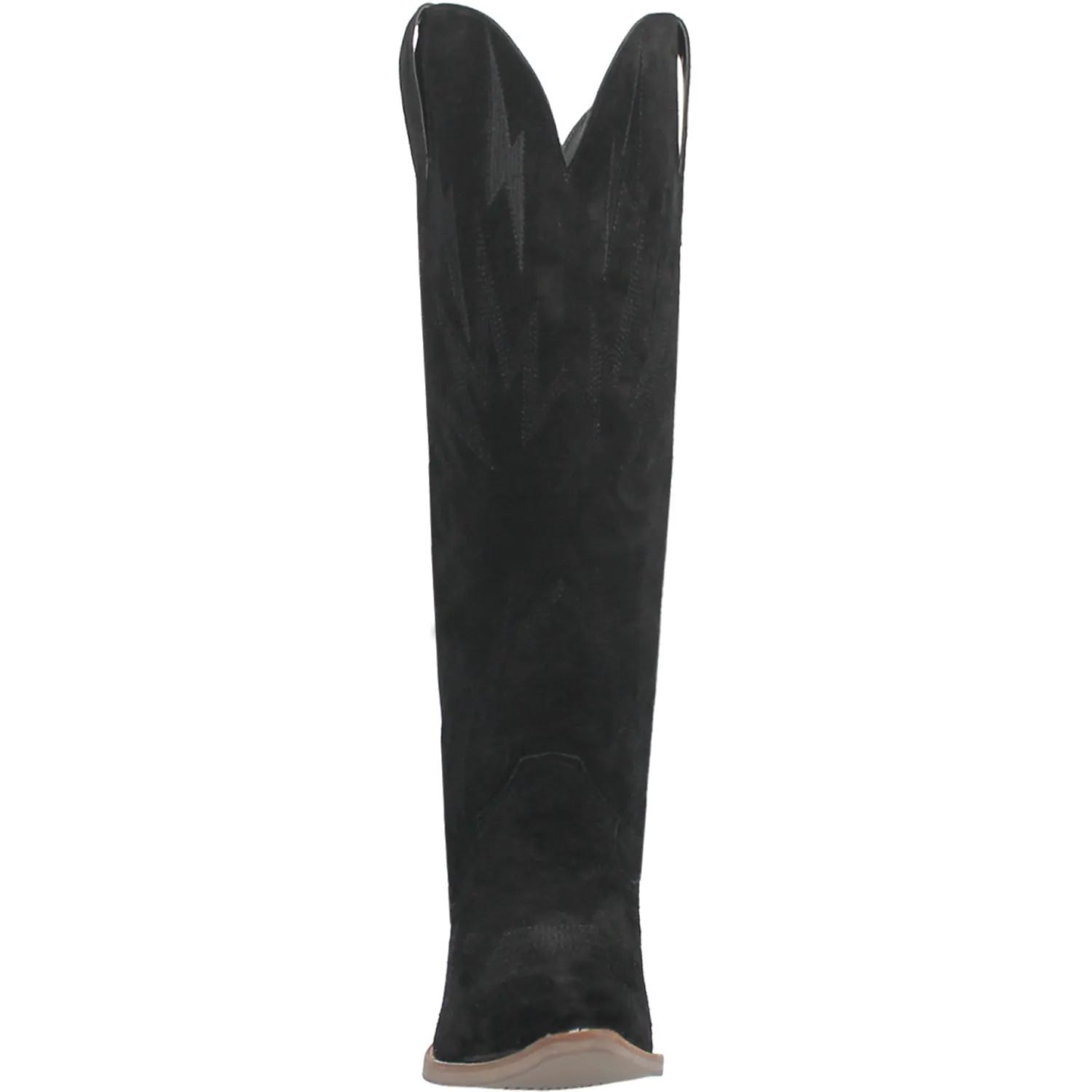 Dingo Womens Thunder Road Black Suede Fashion Boots