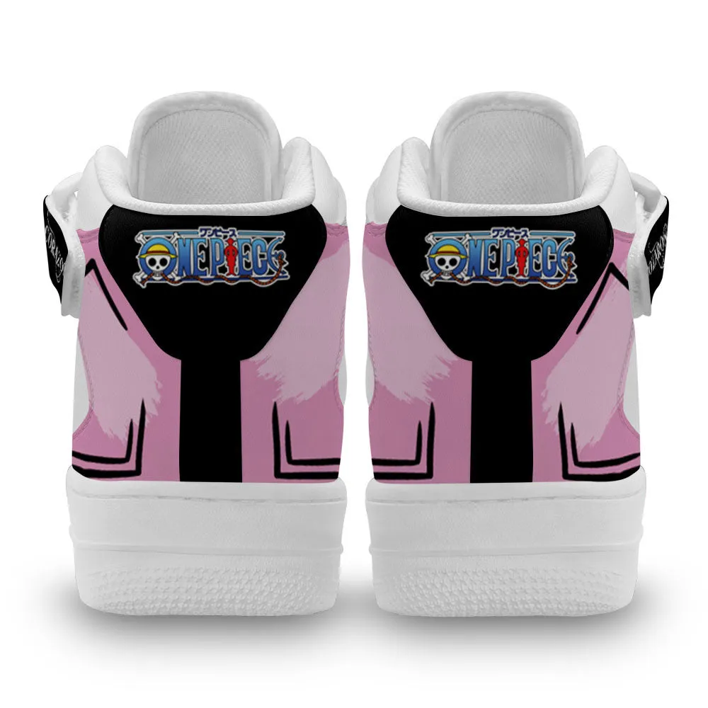 Donquixote Rosinante Sneakers Air Mid Custom OP Anime Shoes