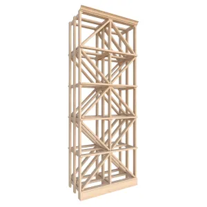 Double Diamond Bin - Premier Cru Premium Wooden Racking