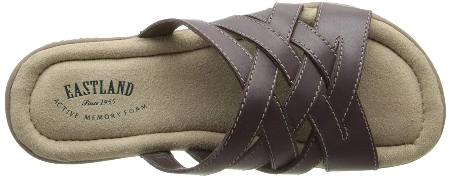 Eastland Hazel Women's Leather Slide Sandal Size 11 Wide Pair of Shoes