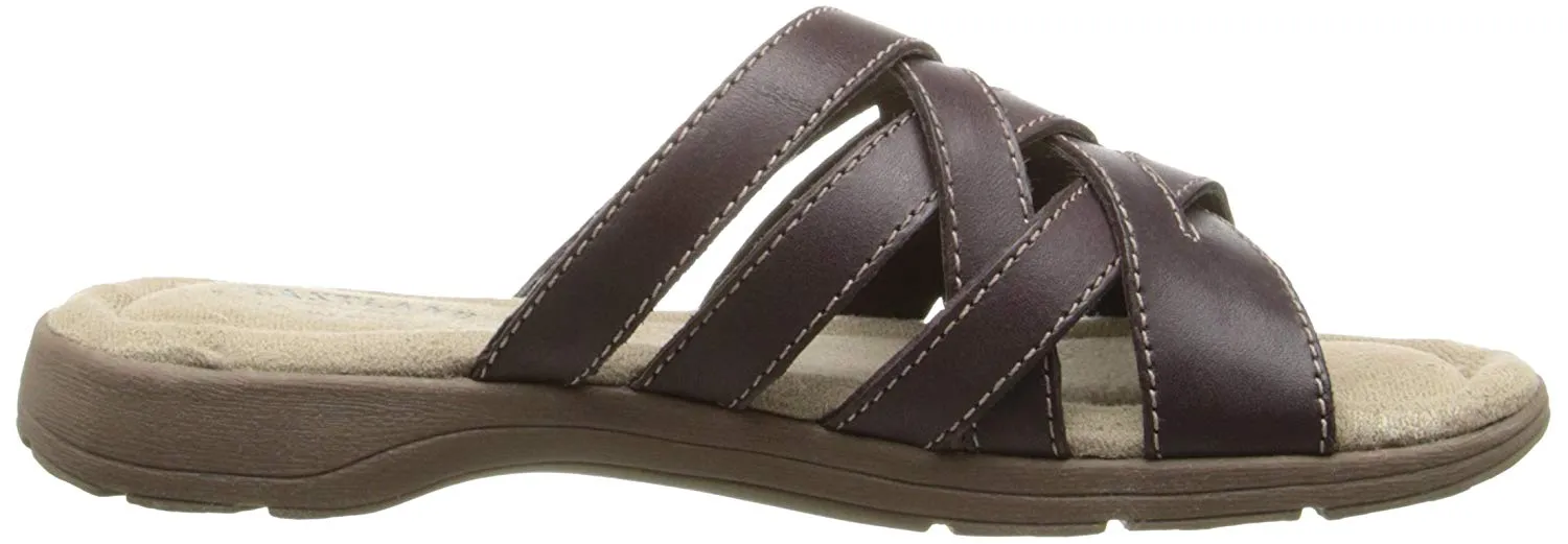 Eastland Hazel Women's Leather Slide Sandal Size 11 Wide Pair of Shoes