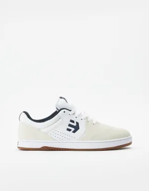 Etnies x Michelin Marana Skate Shoes - White/Navy