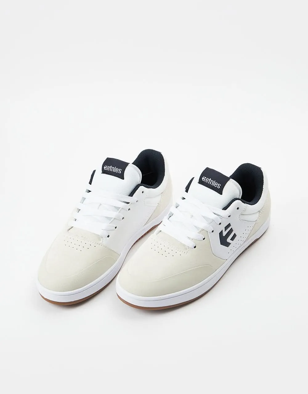 Etnies x Michelin Marana Skate Shoes - White/Navy