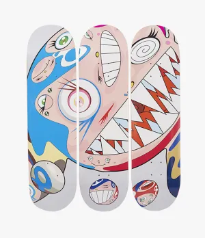 Flying Dob Skateboard Art Deck Set by Takashi Murakami TM/KK