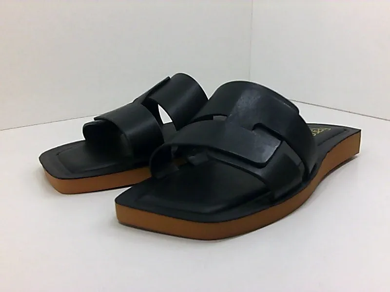 Franco Sarto Womens L-CAPRISLIDE Open Toe Casual Flat Sandals Size 9