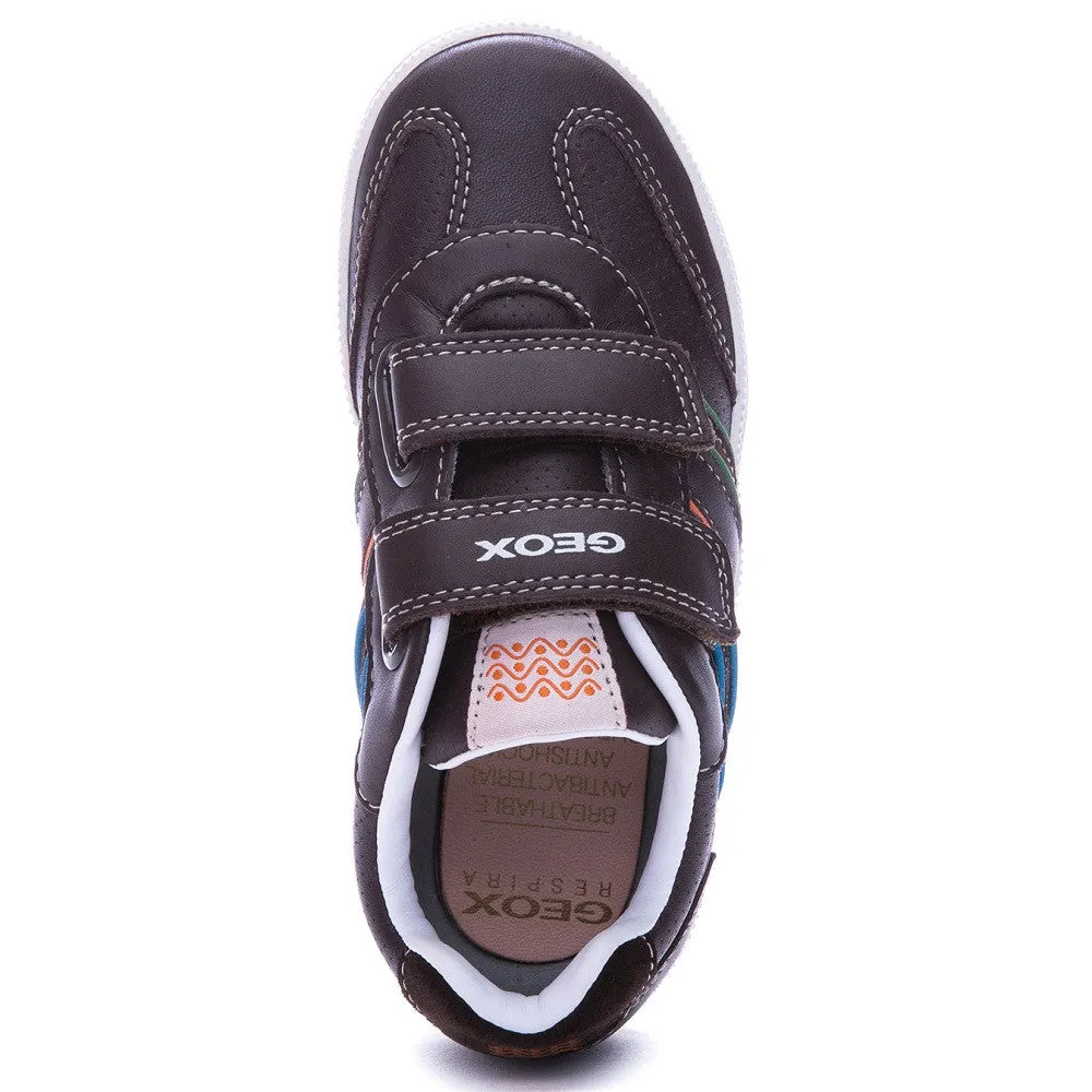 Geox J Vita J52A4A Brown Trainer Style Shoes