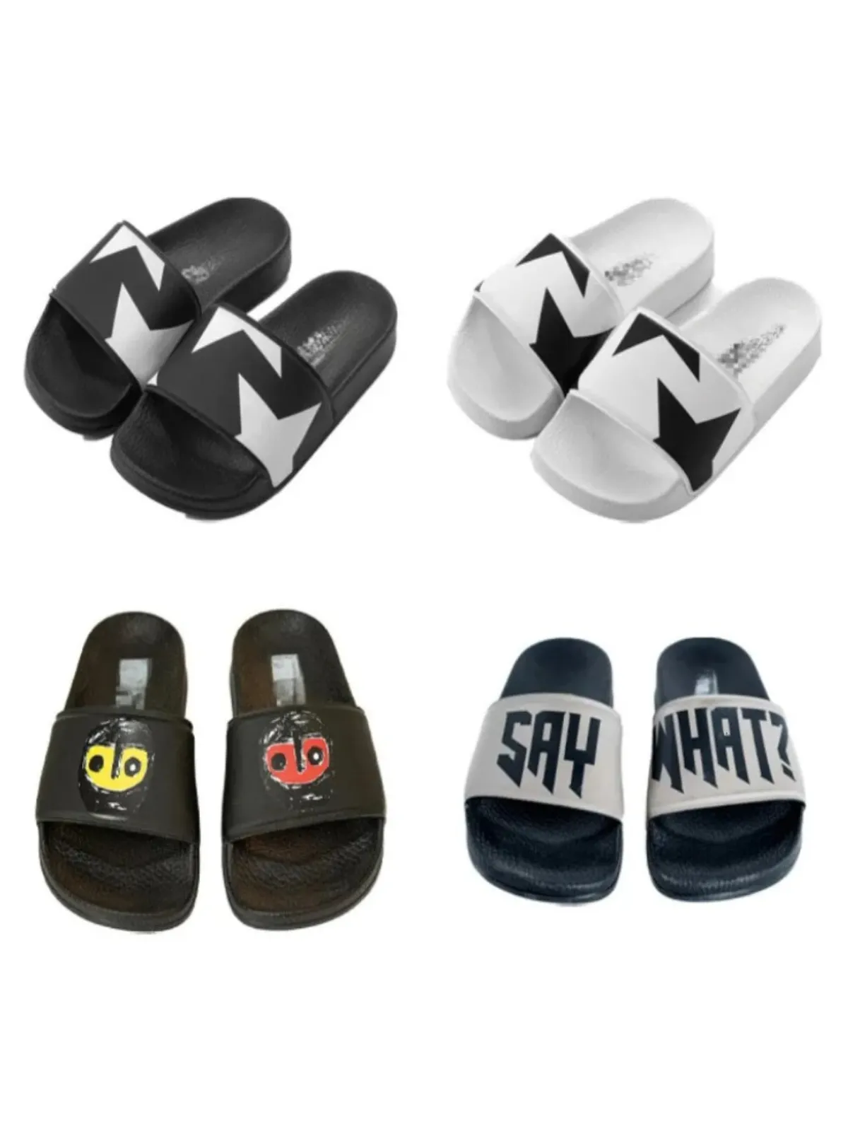 Girls Fun and Quirky Slide Sandals By Liv and Mia