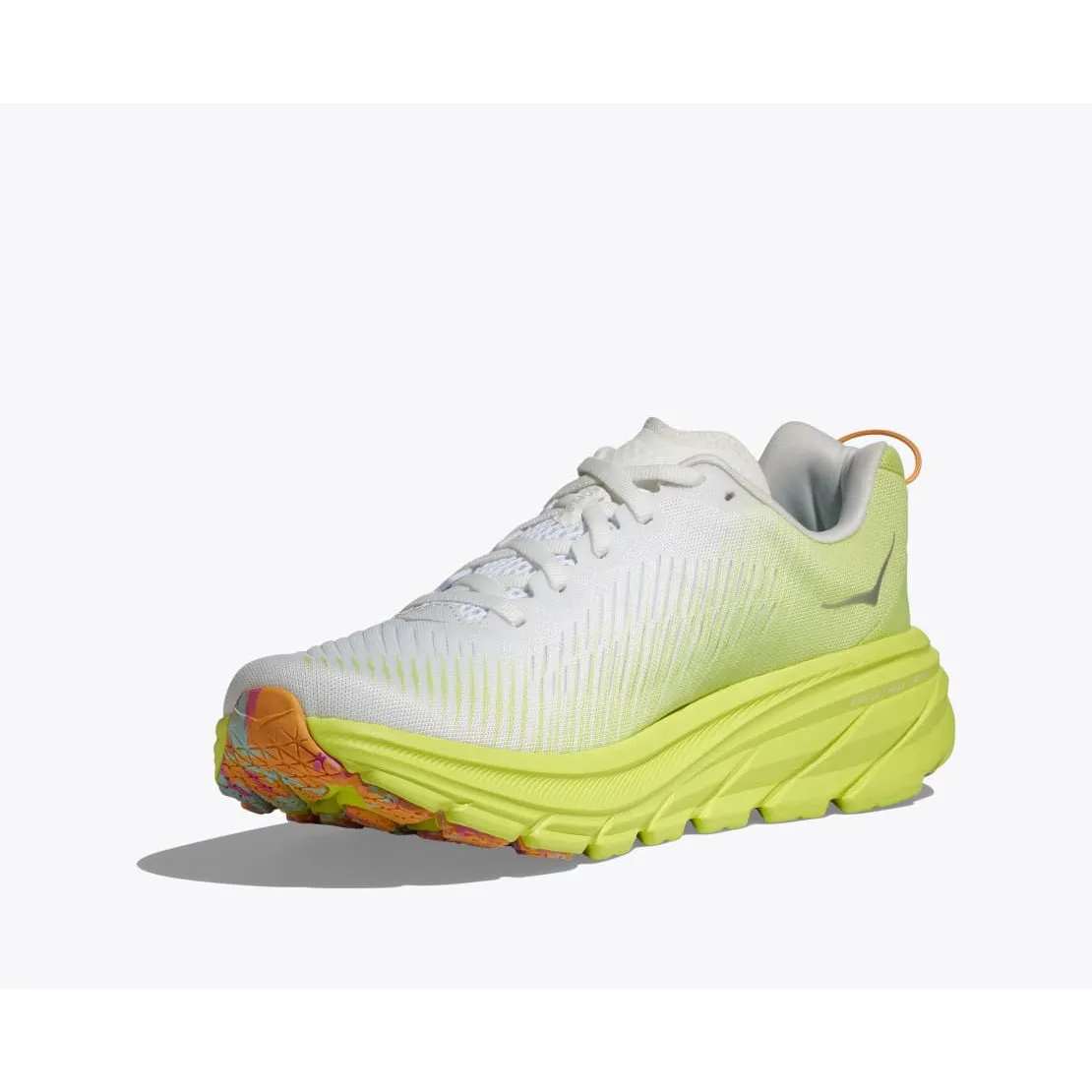 Hoka Women's Rincon 3 (White/Citrus Glow)