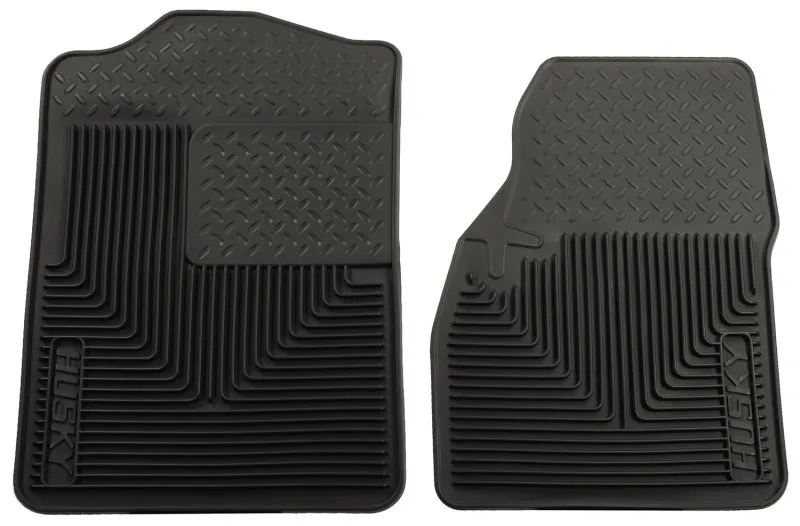 Husky Liners Heavy Duty Front Floor Mat - Rubber - Black - Various Applications 51041 - Pair