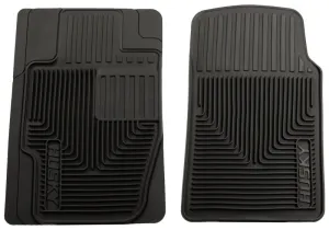 Husky Liners Heavy Duty Front Floor Mat - Rubber - Black - Various Applications 51111 - Pair