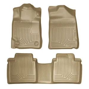 Husky Liners Weatherbeater Floor Liner Tan - Front & Rear | 2011-2007 Toyota Camry