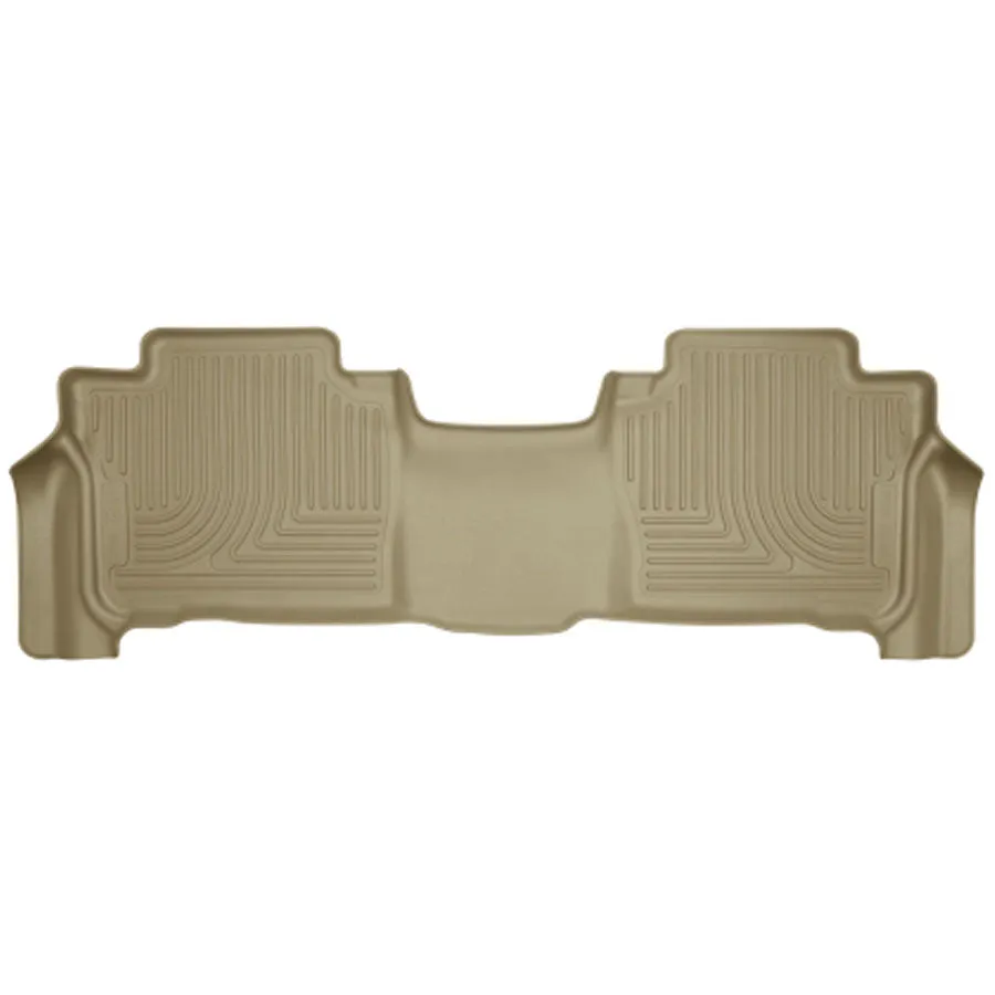 Husky Liners WeatherBeater Floor Liner Tan - Rear | 2021-2013 Toyota Land Cruiser