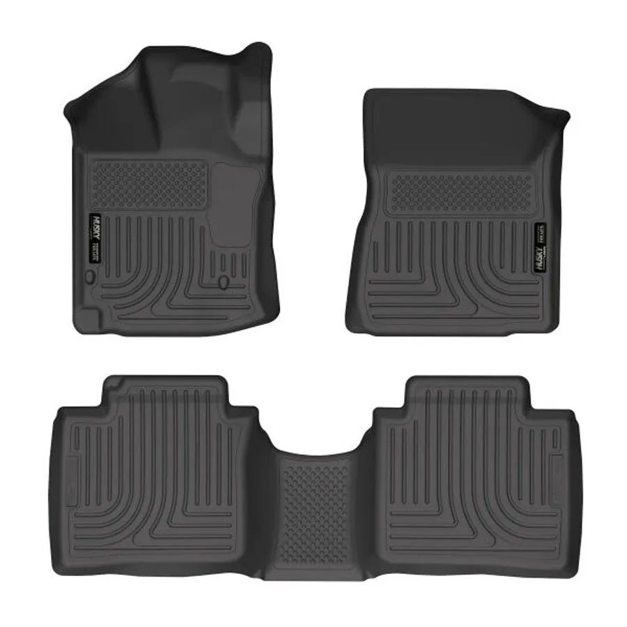 Husky Liners Weatherbeater Floor Liners Black - Front & Rear | 2014-2012 Toyota Venza