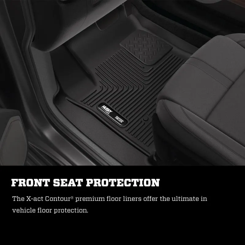 Husky Liners X-Act Contour 2nd Row Floor Liner - Black - GM SUV / Truck 2007-12