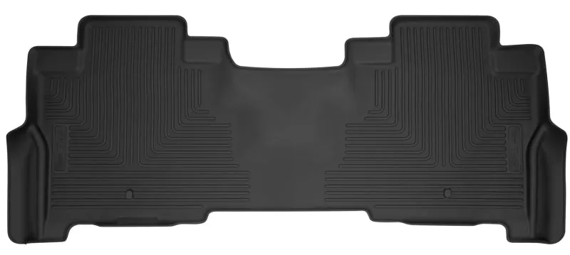 Husky Liners X-Act Contour Floor Liner - 2nd Row - Plastic - Black - Ford Fullsize SUV 2018-19 (Pair)